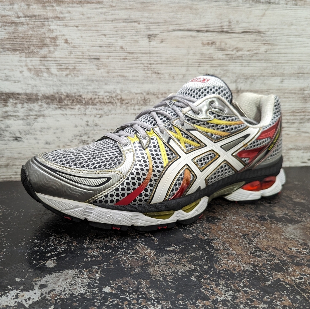 Vintage Mens Asics Gel Nimbus 13 Running Shoes Sz 12.5 Used T142N Trainers